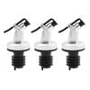 3/2/1pcs Oil Bottle Stopper Olive Oil Sprayer Wine Liquor Dispenser Food Grade Seal Leak-proof Rubber Lock Nozzle Kitchen Gadget
