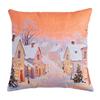 1PC Nuan Series Christmas Pillowcase Cartoon Pattern Printed Soft Cushion Cover for Sofa Living Room Bedroom Home Decor Party Decor