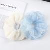 Korean Style White Lace Scrunchie for Women - Elastic French Retro Hair Tie