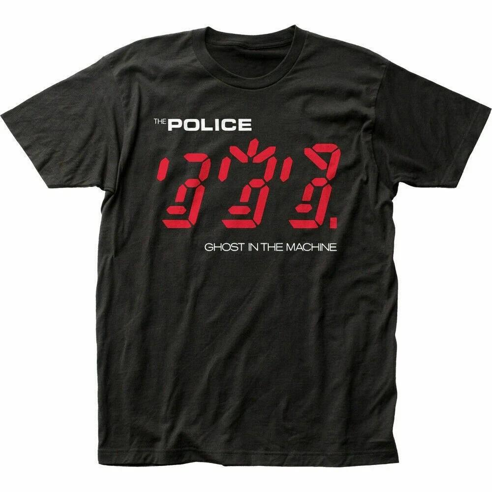 Мужская футболка The Police Ghost in the Machine Лицензированная футболка рок-группы Черная Унисекс футболка M
