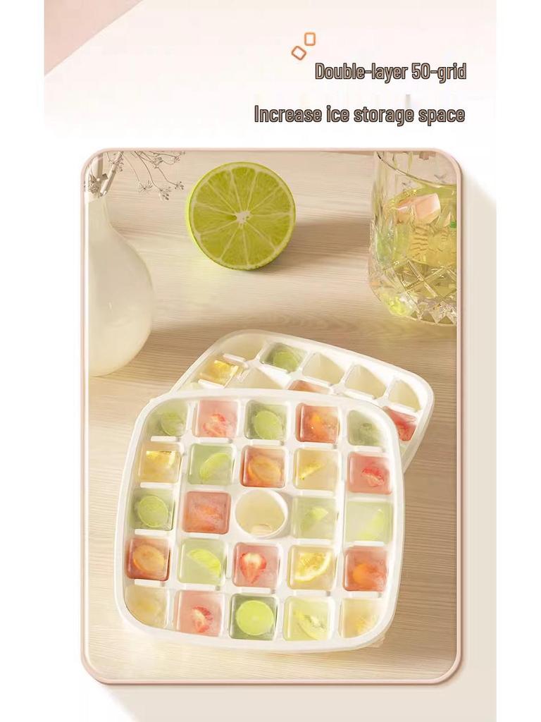 Tragbare Eiswürfelform mit großer Kapazität für Haushaltskühlschränke