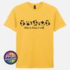 Funny Panda TShirt This Is How I Roll Cute Humour Slogan Tee Unisex S2XL