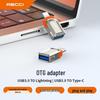 Recci OTG adaptér Type-C na Lightning