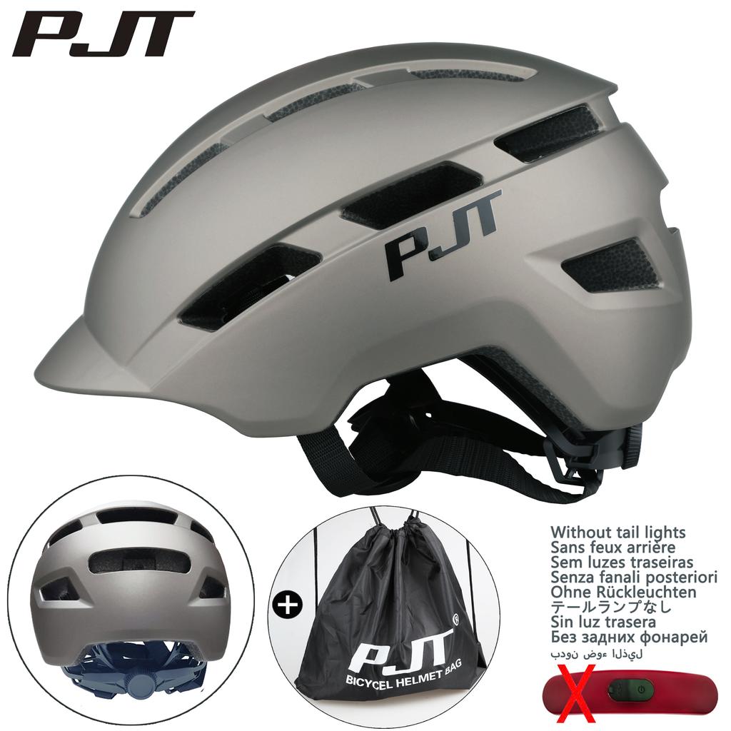Pjt Cycling Helmet In-Mold Road Usb Rechargeable Tail Light/Helmets Bag For Your Choice Bicycle Helmet Safe Hat Mtb Bike Helmet