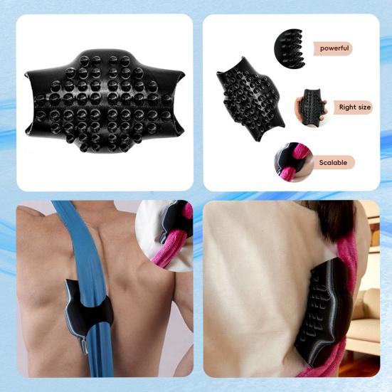 Back Scratcher Handheld Body Exfoliator And Massager Large Scratch Surface Instant Itch Relief Tool for Men Women