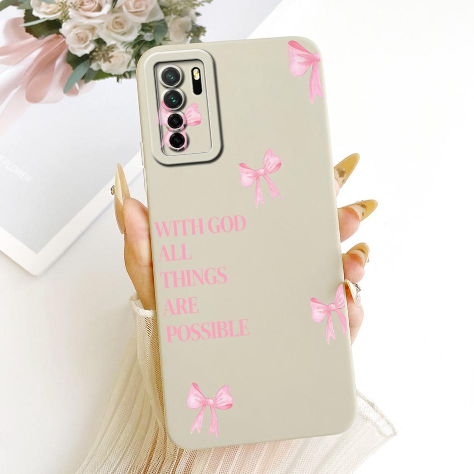 For Huawei Nova 7 SE 5G / P40 Lite (5G) CDY-NX9A CDY-NX9B Cute Cat Flower Cartoon Phone Case Shockproof Soft Silicone Bumpers