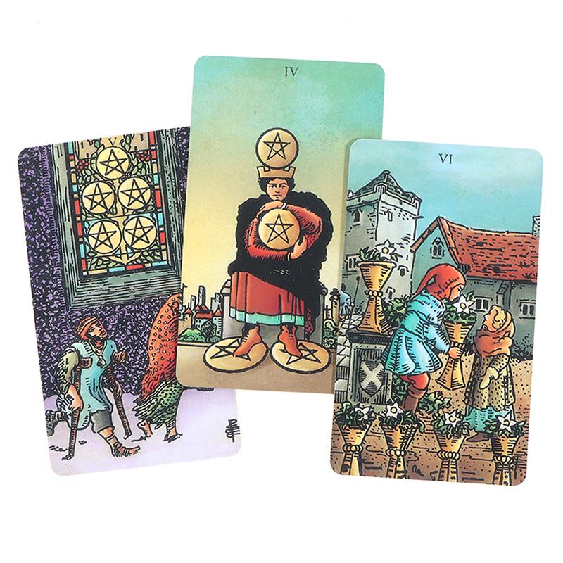 Radiant Wise Spirit Tarot Cards English Board Game Divination Predicts Games