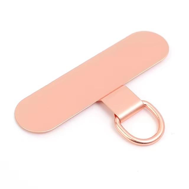 Universal Metal Cellphone Lanyard Patch Crossbody Wrist Strap Tether Tabs Hanging Rope Gaskets Replacement Stainless Steel Patch