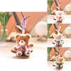 Cute Animal Plush Doll With Pp Cotton Filling For Bag Decor And Gift