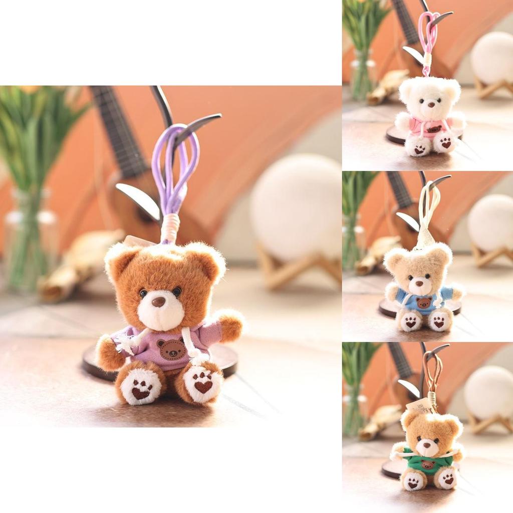 Cute Animal Plush Doll With Pp Cotton Filling For Bag Decor And Gift