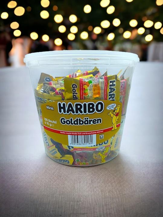 Żelki Haribo 1Kg Owocowe Mini Złote Misie (100Szt X 10G) Niemieckie