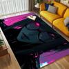 Cyberpunk Girl Living Room Nonslip Area Rug Soft Carpet For Bedroom Game Playroom Sofa Office Home Decor Doormat Christmas Gift C9291323