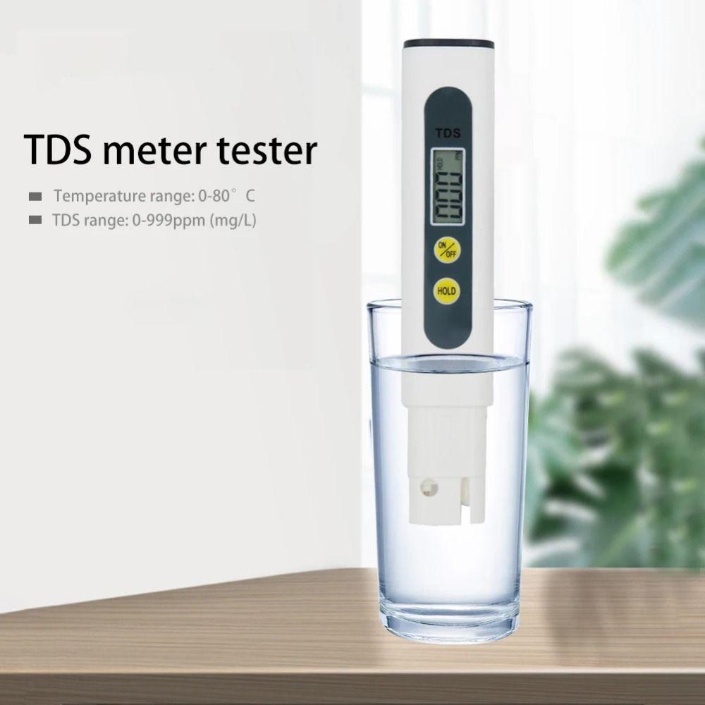0-9990ppm Water Purity Meter Handheld EC Meter Portable Water Quality Tester  Mineral Water