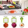 14Set of Kitchen Vegetable Chopper Fruit & Vegetable Tools Multifunctional Grater Potato Vegetables Dicing Gadget Slicer