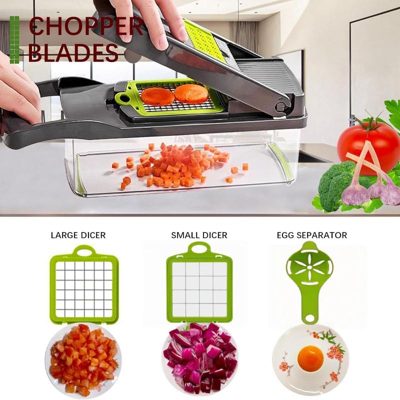 14Set of Kitchen Vegetable Chopper Fruit & Vegetable Tools Multifunctional Grater Potato Vegetables Dicing Gadget Slicer