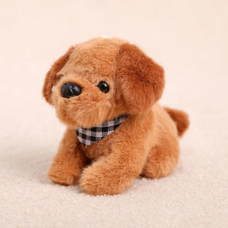 Plush Dog Keychain With Scarf For Kids And Teens Gift
