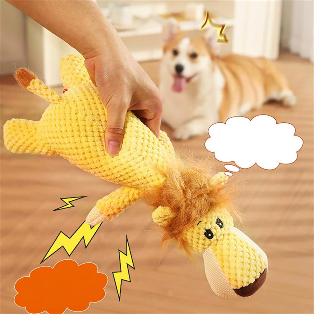 Dog Plush Toys, Dog Voice Toys, Adorable Shaped Toy Produces Delightful Quacking Sounds
