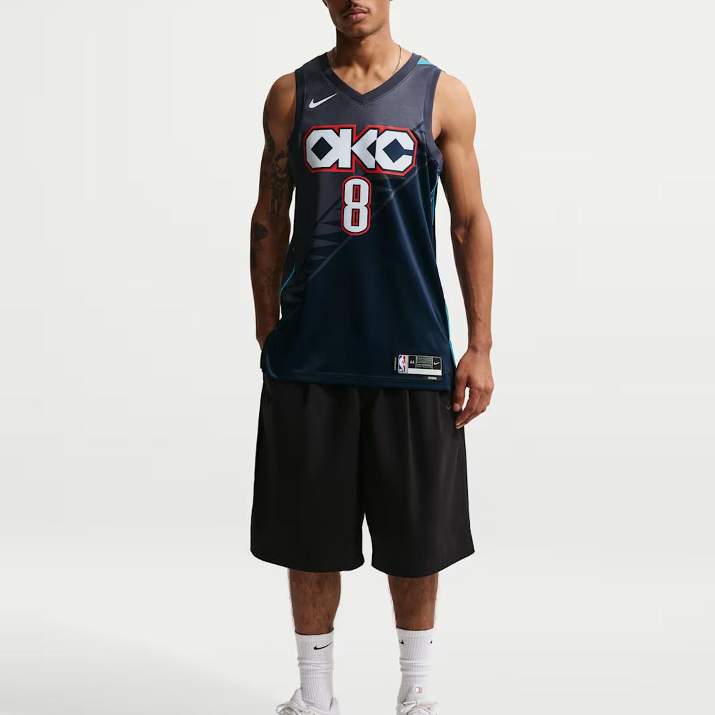 Nike Jalen Williams Oklahoma City Thunder City Edition Men's Nike Nba Swingman Jersey HM5990-439