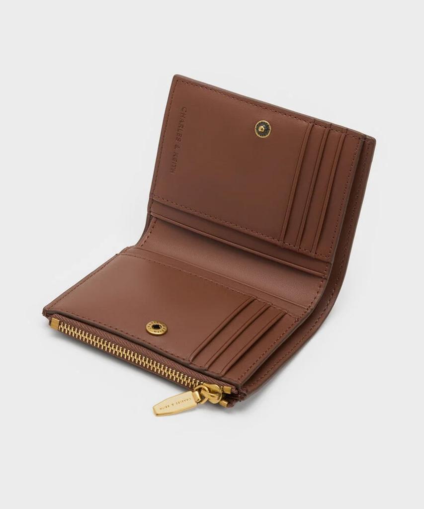 Charles & Keith Harmony Portafoglio Piccolo con Zip Superiore 4 Colori Ck6-10680907