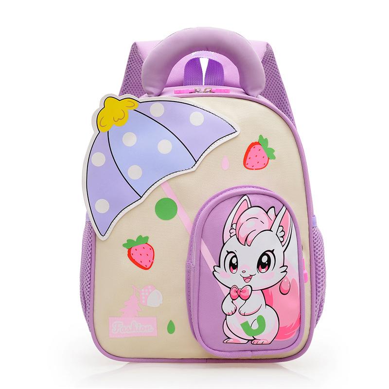 Boys and Girls Kindergarten Schoolbag 3-6 Years Old Baby Children's Backpack Cute Cartoon Small Medium and Large Class Backpack
