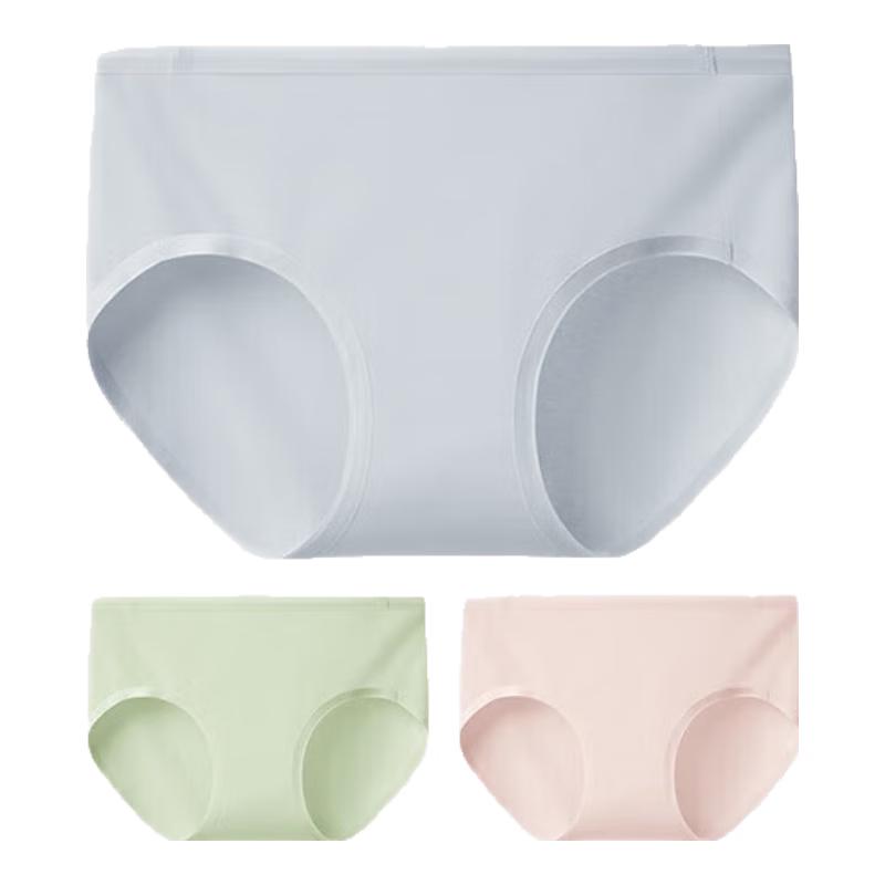 

Youshu Women s 5A Antibacterial Pure Cotton Seamless Briefs Multi-pack XL