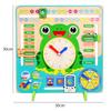 Bambini Dinosauro Calendario in Legno Orologio Giocattoli Educativi Montessori Apprendimento Educativo Ora Meteo Settimana Cognitivo Parish Giocattoli