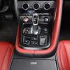 ABS Matte Black For Jaguar F-TYPE 2013-2024 Car Central Control Water Cup Panel Glass Lifting Frame Car Interior Accessories
