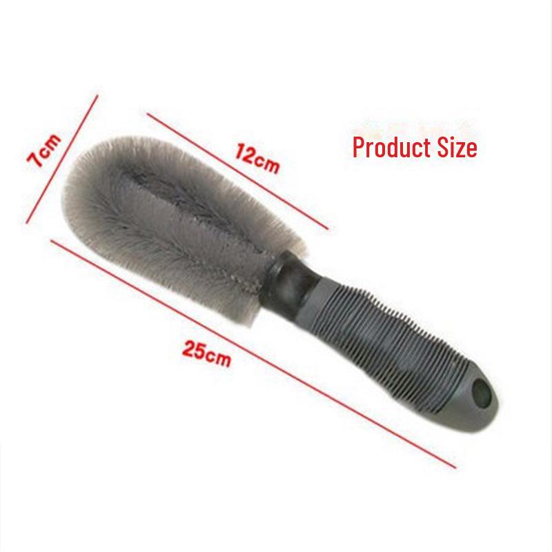 "Car Tire & Wheel Cleaning Brush for Steel Rims"