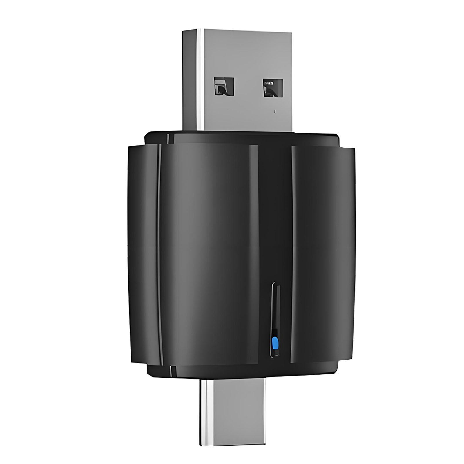 

Беспроводной адаптер 2-в-1 для беспроводного CarPlay для автомобиля, подходит для iOS и Android One Size