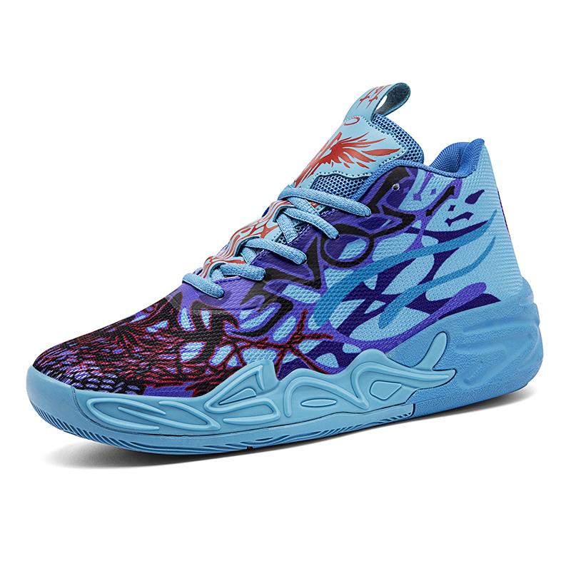 Men's practical professional basketball shoes, shock-absorbing and cushioning sports shoes, and women's anti-slip training shoes