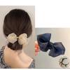 Large Bowknot Hair Claws Clip Shark Claw Hair Clips Solid Bow Hairpin Barrettes For Ponytail Women Hair Accessories Headband