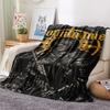 1PC Custom Name Dark Souls Patterned Flannel Blanket Suitable For All Seasons for Home Decor Warmth and Comfort Gifts Holiday Present_xia