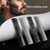 Practical Stainless Steel Men’s Hair Beard Comb For Travel Compact Grooming Tool Professional Hairdressing Combs