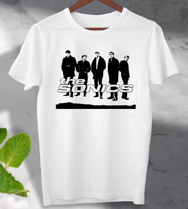 

The Sonics Гаражный рок Музыка Футболка Унисекс Мужская Женская Футболка Топ ФУТБОЛКА XL