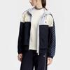 FILA Color Block Hooded Tennis Knit Jacket Women jackets Royal-Blue A11W413702FNV