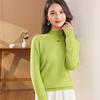 Women's Slimming Half-High Neck Knit Sweater - Long Sleeve Stylish Base Layer for Autumn/Winter 2026