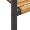 Vidaxl 5-Cz. Garden Furniture Set, Solid Acacia Wood and Metal