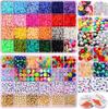 Diy Soft Pottery Bead Set Alphabet Bead Love Diy Bracelet Necklace Rice Bead Jewelry