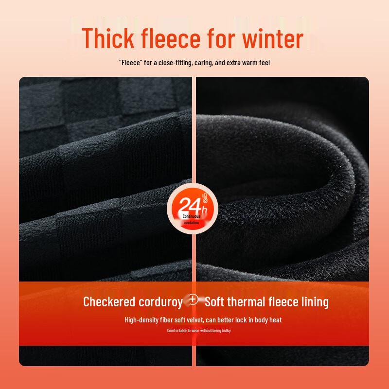 NASA NOAH Men's Vintage Look Corduroy Straight Leg Pants