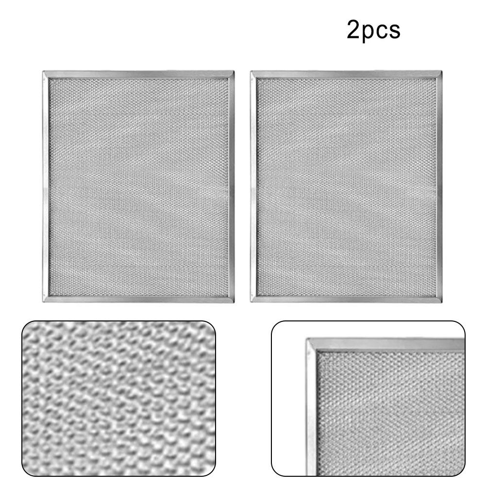 103793 Range Hood Filters 288mm X 362mm X 8.7mm Aluminum Black Silver
