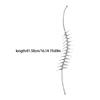 Edgy Thorn Fishbone Chain Necklace For Bold Fashion Statements Silver Alloy Jewelry Perfect Gift For Couples Trendy