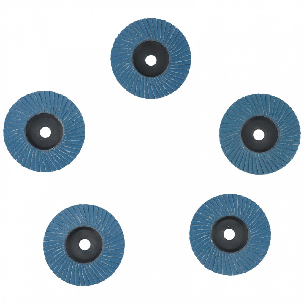 5pcs Grinding Discs Blue For Angle Grinder Wood Cutting