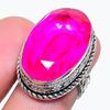 Natural Pink Rubillite Gemstone 925 Sterling Silver Jewelry Ring Size 5 AR-16648