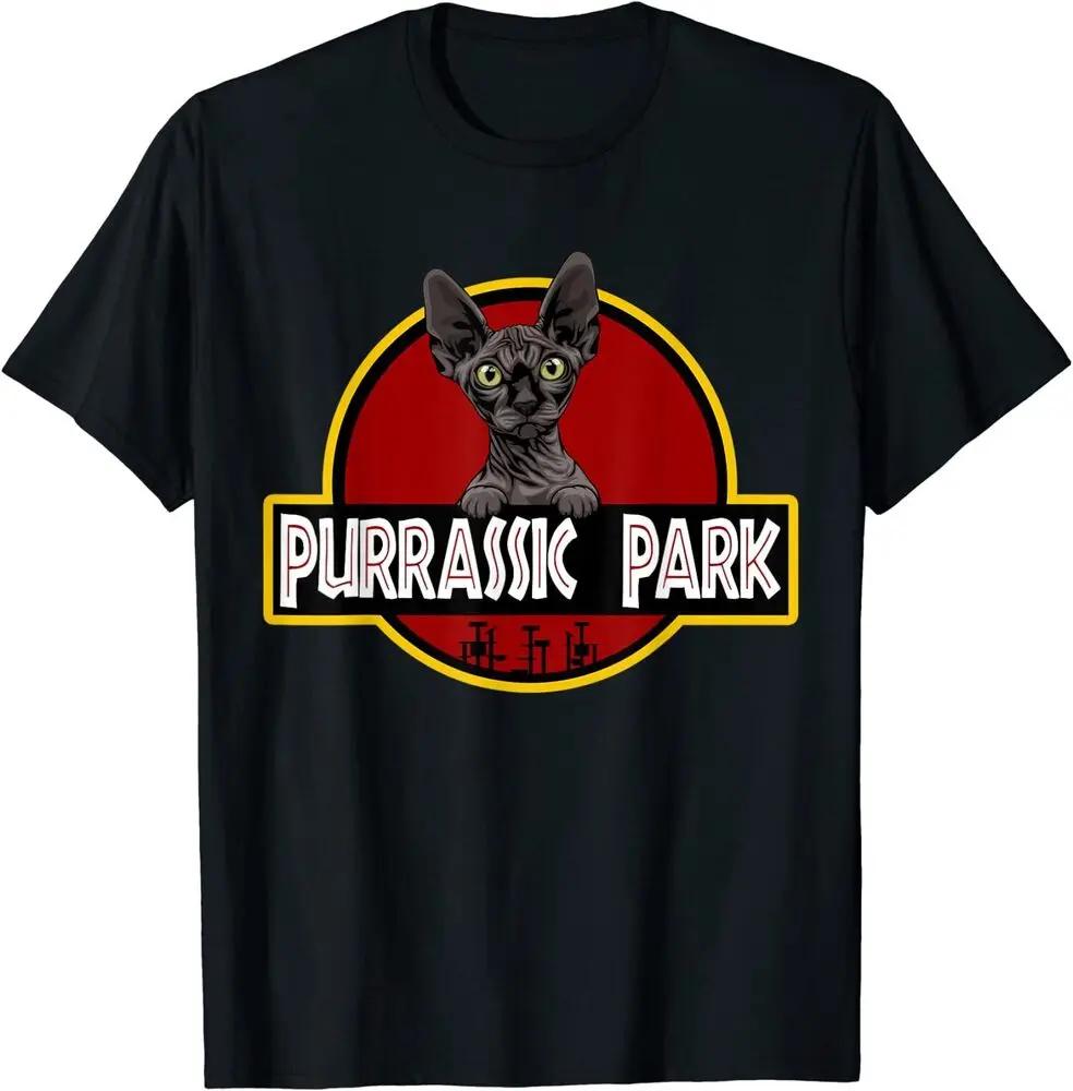Black Sphynx Cat Cute Funny Cat Lover Parody TShirt 100 Cotton ONeck Summer Short Sleeve Casual Mens Tshirt Size S3XL S