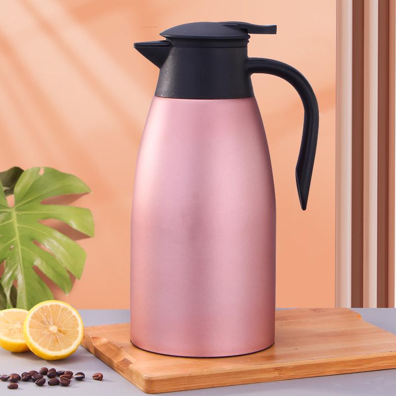 Dvouvrstvá vakuově izolovaná kávová konvice z nerezové oceli 304 - Zesílená domácí termoska pro udržení tepla a chladu