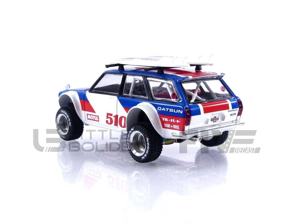 True Scale KAIDO HOUSE X Mini GT Datsun KAIDO 510 Wagon KAIDO GT Surf Safari RS 1/64 (RHD)