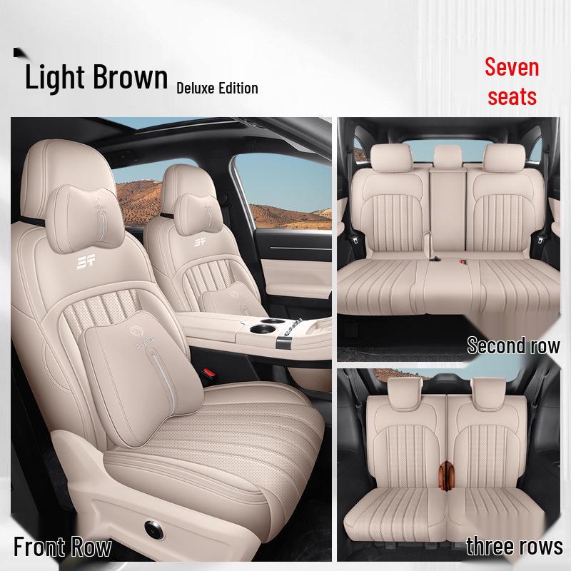 Universal All-Season Leather Seat Cover for Geely Galaxy Starbright 8