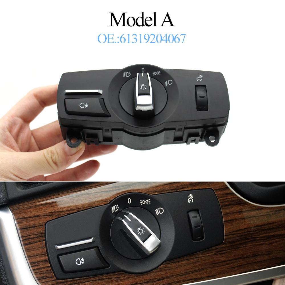 Car Headlight Switch Lamp Rotation Button Assembly For BMW 5 5GT 6 7 X3 X4 Series F10 F07 F06 F01 F25 F26 520 525 530 640 730