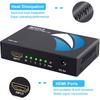 HDMI Splitter 1 in 4 out Full Ultra HD 1080P 4K/2K 1X4 Port Box Hub with US Adapter v1.4 Powered Certified for 3D Support