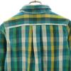 marka made in Japan Check Pattern Long sleeve Flannel shirt 1 Blue green Women Used